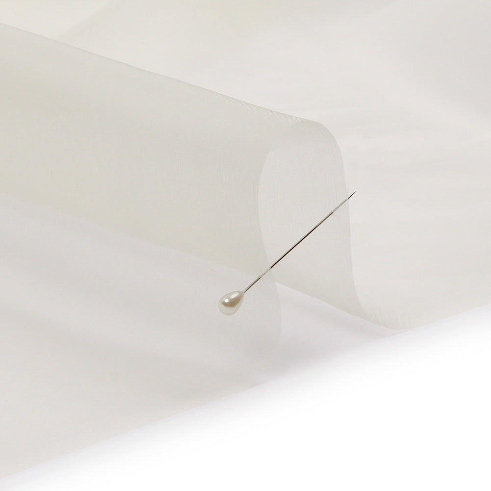 Silk Organza 44" - Ivory - Premium Collection