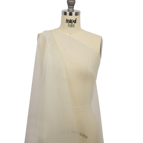 Silk Organza 44" - Ivory - Premium Collection