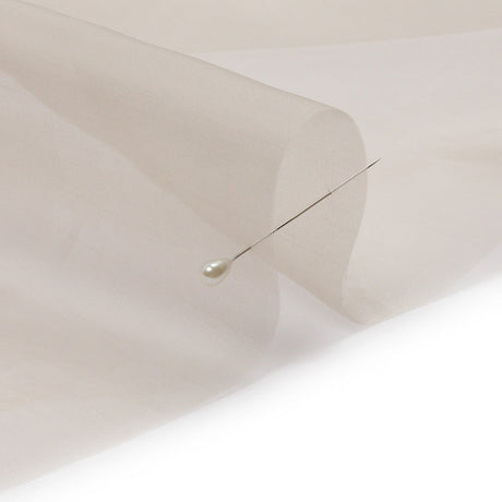 Silk Organza 44" - Feather Gray - Premium Collection
