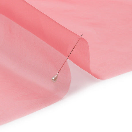 Silk Organza 44" - Salmon - Premium Collection