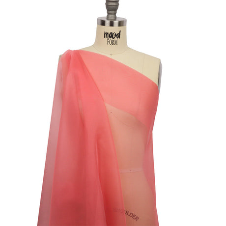 Silk Organza 44" - Salmon - Premium Collection