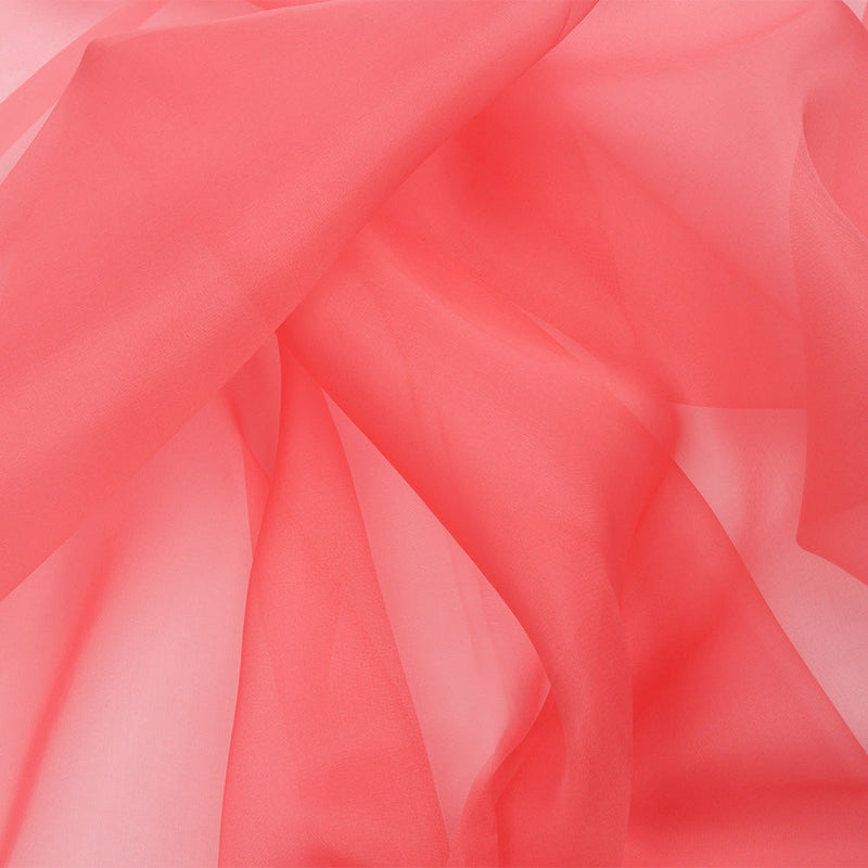 Silk Organza 44" - Salmon - Premium Collection