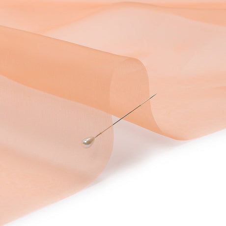 Silk Organza 44" - Peach Fuzz - Premium Collection