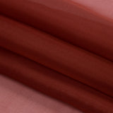 Silk Organza 44" - Mahogany - Premium Collection