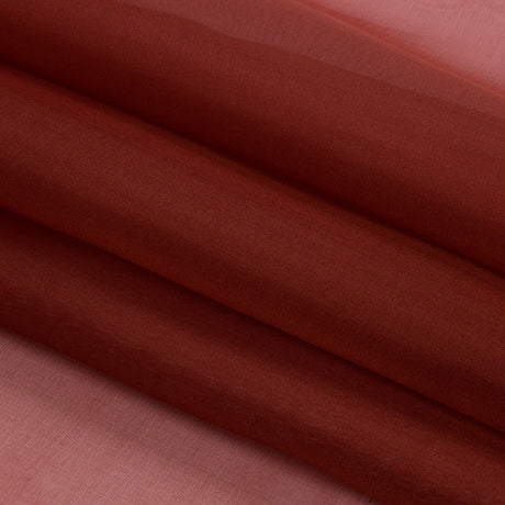 Silk Organza 44" - Mahogany - Premium Collection