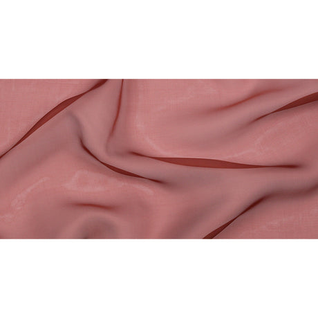 Silk Organza 44" - Mahogany - Premium Collection