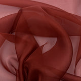 Silk Organza 44" - Mahogany - Premium Collection