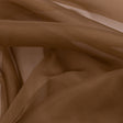 Silk Organza 44" - Light Brown - Premium Collection