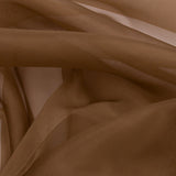 Silk Organza 44" - Light Brown - Premium Collection