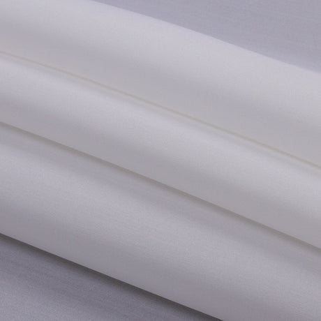 Silk Satin-Face Organza 54" - Bright White - Premium Collection