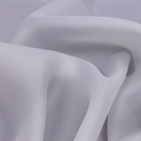 Silk Satin-Face Organza 54" - Bright White - Premium Collection