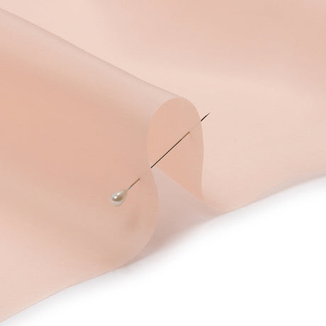 Silk Satin-Face Organza 54" - Pale Blush - Premium Collection