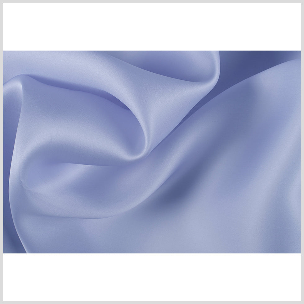 Silk Satin-Face Organza 54" - Icelandic Blue - Premium Collection