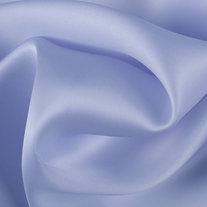 Silk Satin-Face Organza 54" - Icelandic Blue - Premium Collection