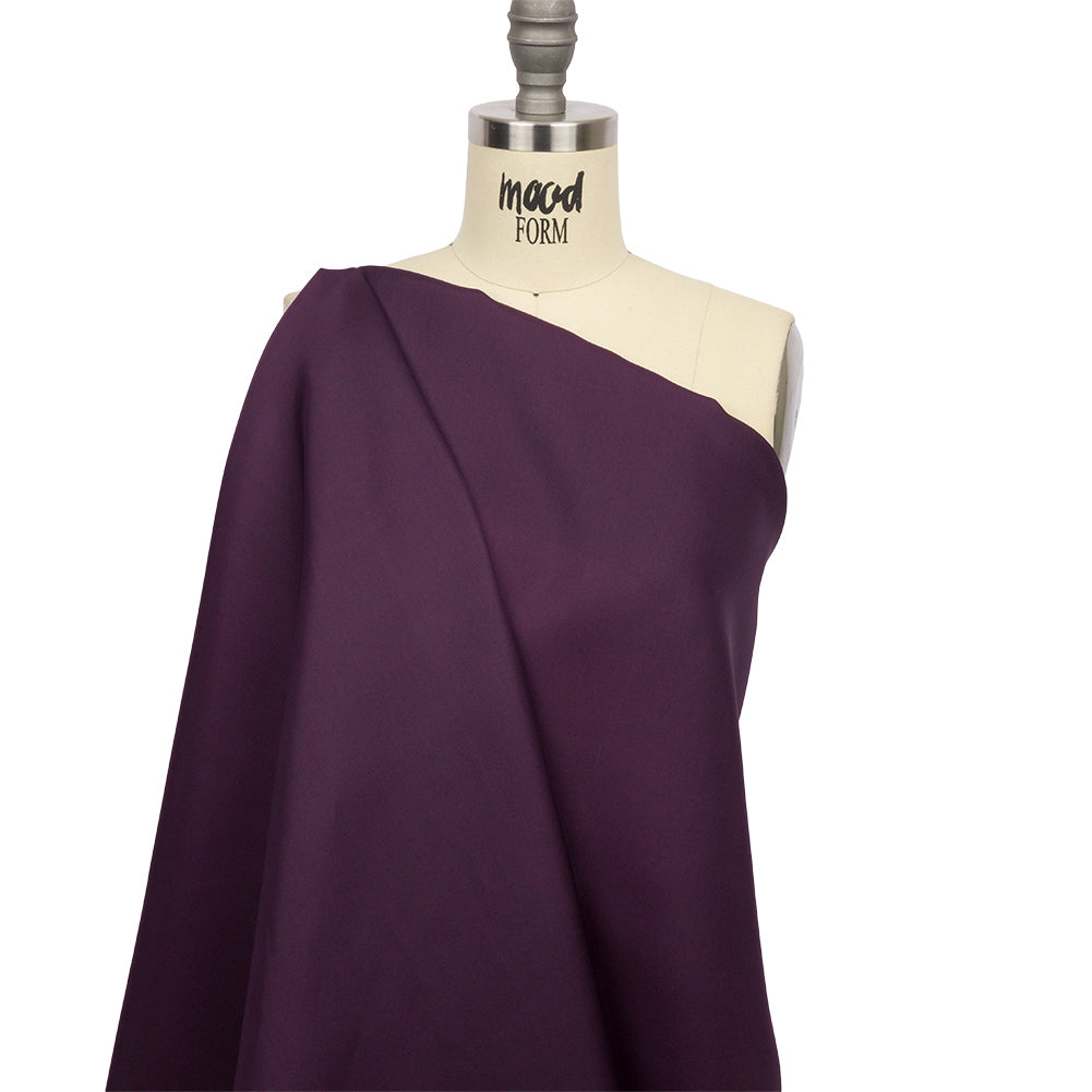 Silk Satin-Face Organza 54" - Blackberry - Premium Collection