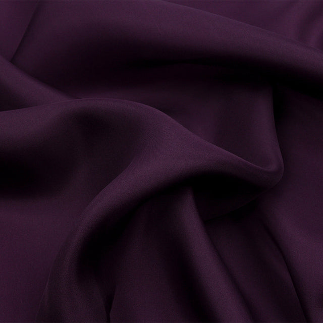 Silk Satin-Face Organza 54" - Blackberry - Premium Collection