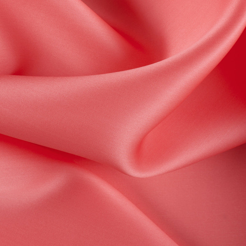 Silk Satin-Face Organza 54" - Coral - Premium Collection