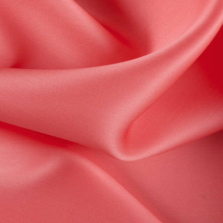 Silk Satin-Face Organza 54" - Coral - Premium Collection
