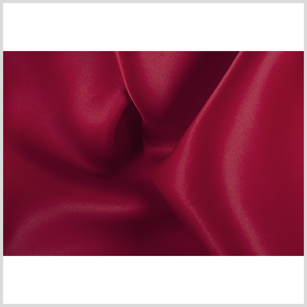 Silk Satin-Face Organza 54" - Chili Pepper - Premium Collection