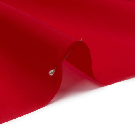 Silk Satin-Face Organza 54" - Tango Red - Premium Collection