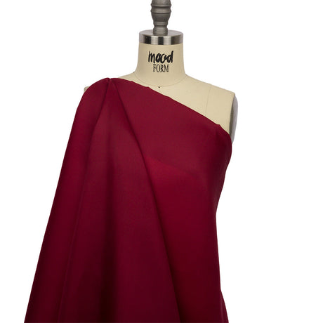 Silk Satin-Face Organza 54" - Maroon - Premium Collection