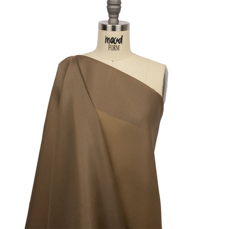 Silk Satin-Face Organza 54" - Capers - Premium Collection
