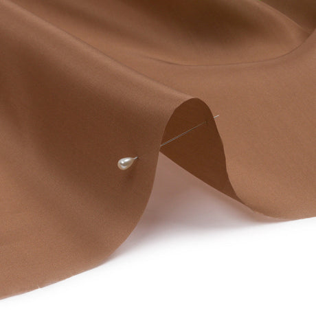 Silk Satin-Face Organza 54" - Light Brown - Premium Collection