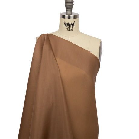 Silk Satin-Face Organza 54" - Light Brown - Premium Collection