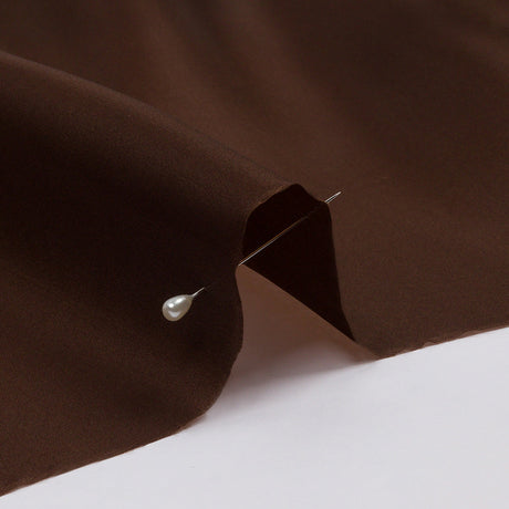 Silk Satin-Face Organza 54" - Chocolate - Premium Collection