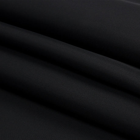 Silk Satin-Face Organza 54" - Black - Premium Collection