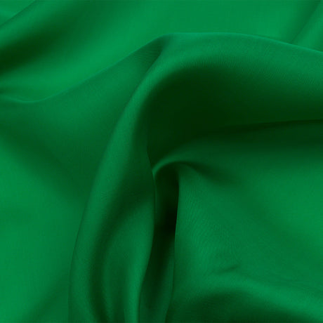 Silk Satin-Face Organza 54" - Kelly Green - Premium Collection