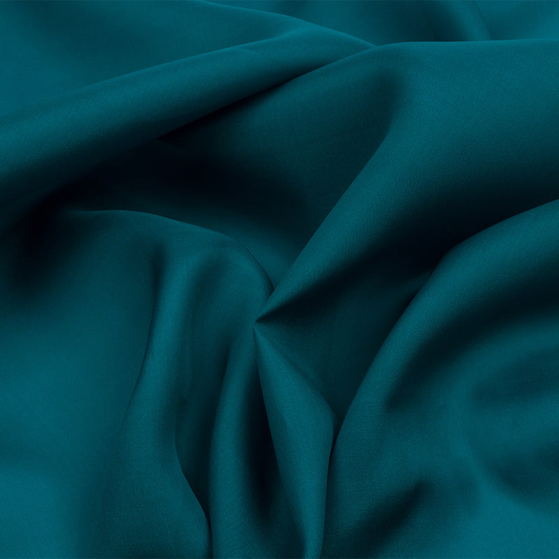Silk Satin-Face Organza 54" - Deep Teal - Premium Collection
