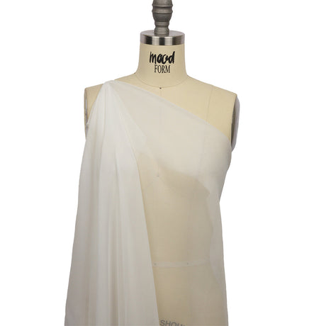 Silk Chiffon 44" - Whisper White - Premium Collection