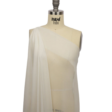 Silk Chiffon 44" - Antique White - Premium Collection