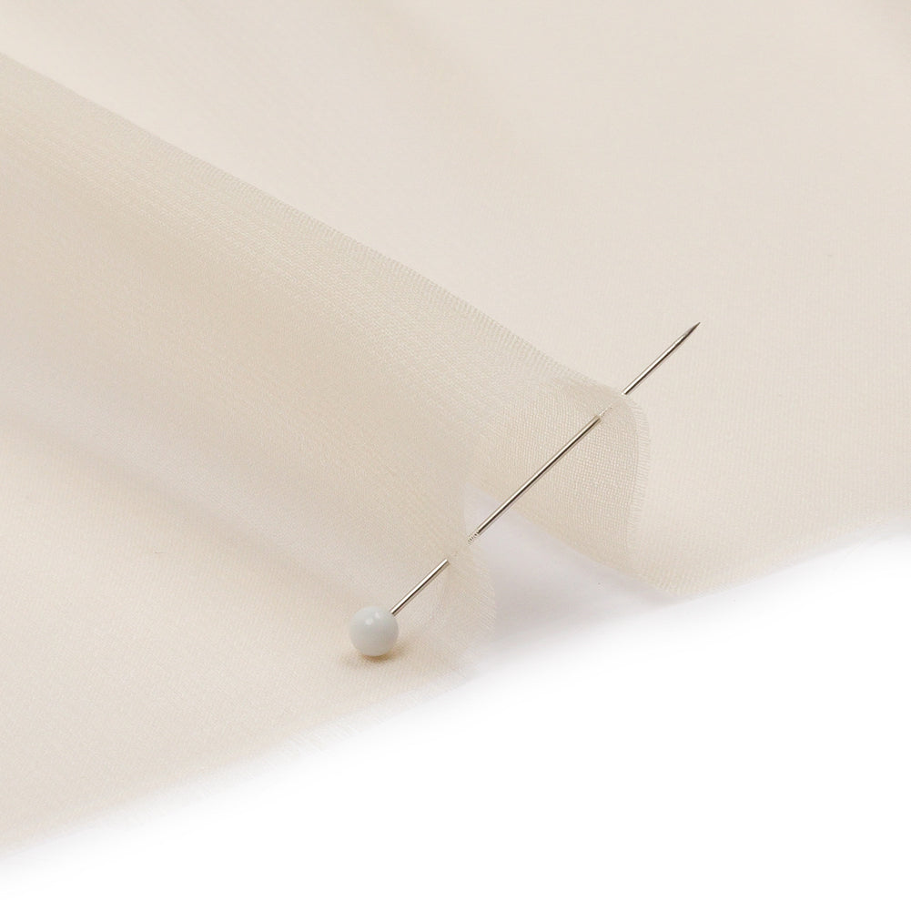 Silk Chiffon 44" - Tapioca - Premium Collection