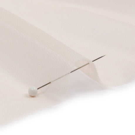 Silk Chiffon 44" - Ecru - Premium Collection