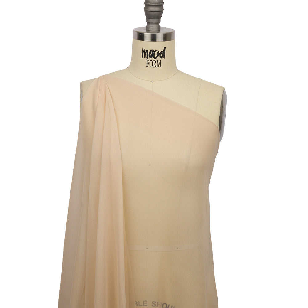 Silk Chiffon 44" - Ecru - Premium Collection