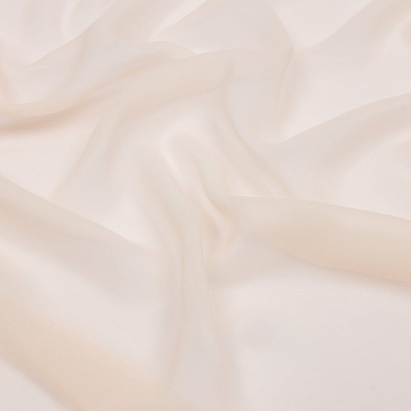Silk Chiffon 44" - Ecru - Premium Collection