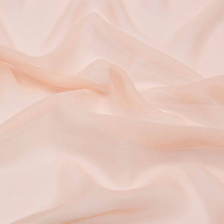Silk Chiffon 44" - Pale Blush - Premium Collection
