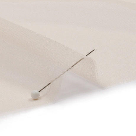 Silk Chiffon 44" - Cream Pink - Premium Collection