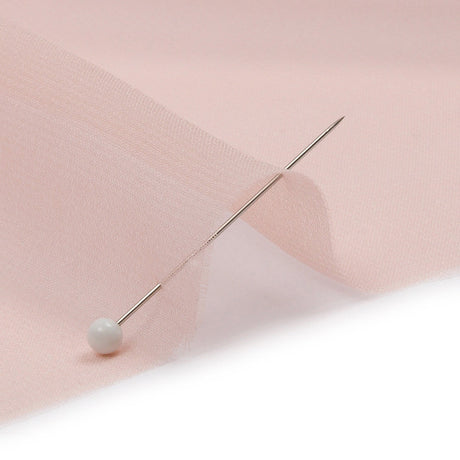 Silk Chiffon 44" - Veiled Rose - Premium Collection