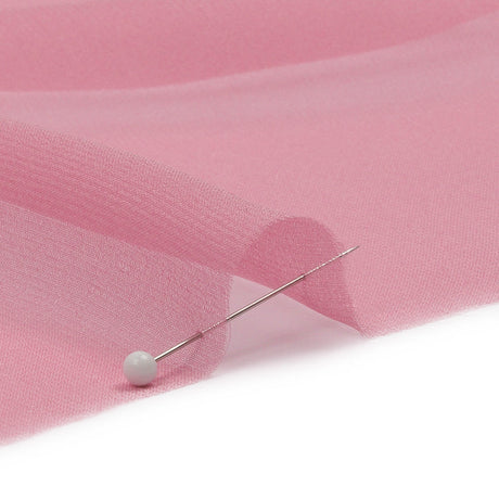 Silk Chiffon 44" - Polignac Pink - Premium Collection