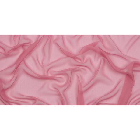 Silk Chiffon 44" - Polignac Pink - Premium Collection