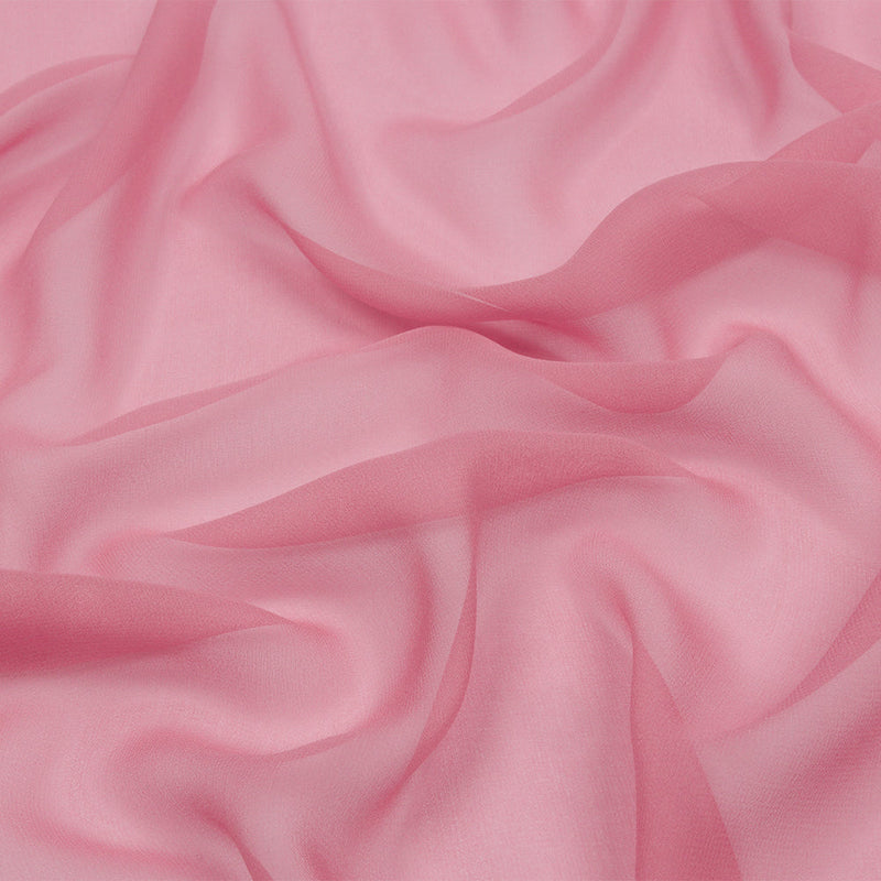 Silk Chiffon 44" - Polignac Pink - Premium Collection