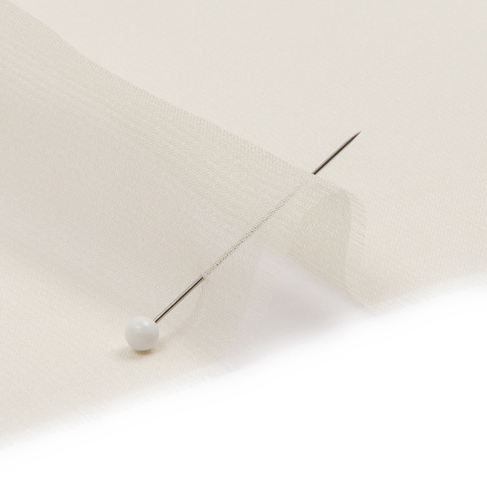 Silk Chiffon 44" - Ivory - Premium Collection