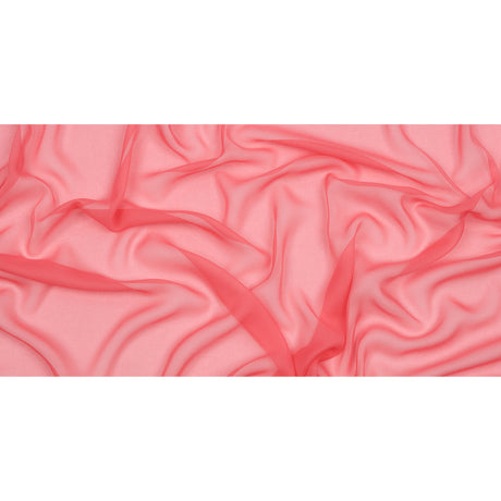 Silk Chiffon 44" - Salmon - Premium Collection