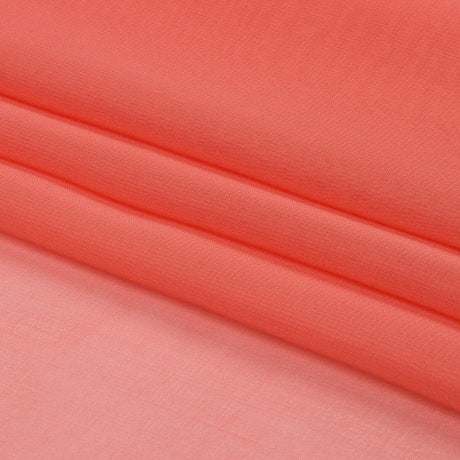Silk Chiffon 44" - Coral - Premium Collection