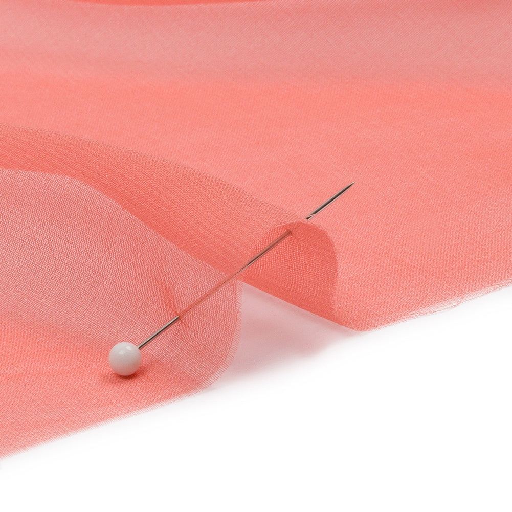 Silk Chiffon 44" - Coral - Premium Collection