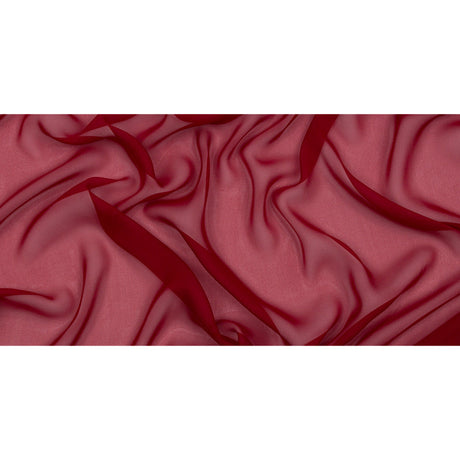 Silk Chiffon 44" - Chili Pepper - Premium Collection