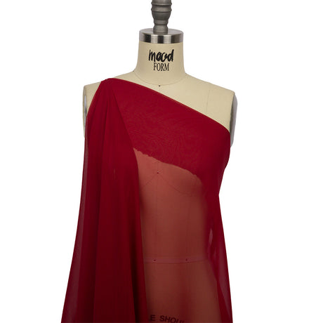 Silk Chiffon 44" - Chili Pepper - Premium Collection